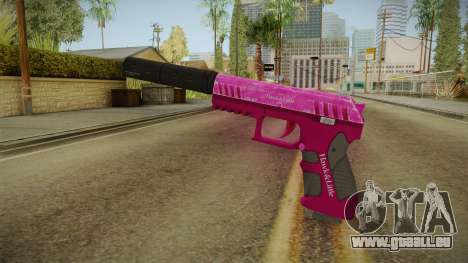 GTA 5 Combat Pistol Pink pour GTA San Andreas