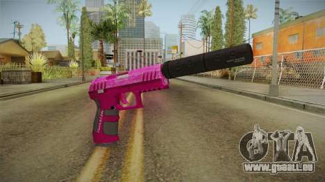 GTA 5 Combat Pistol Pink für GTA San Andreas