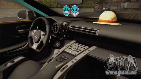 Lexus LFA Beatrice The Orange of ReZero pour GTA San Andreas