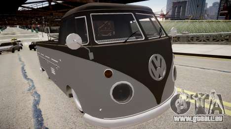 Volkswagen Kombi Tipo 2 Rod Cabine Simples pour GTA 4