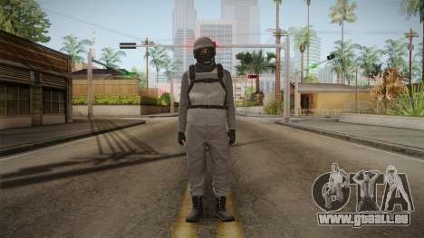 GTA Online Military Skin Grey-Gris pour GTA San Andreas