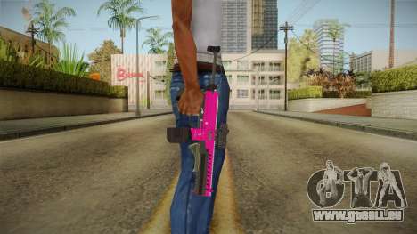 GTA 5 Combat PDW Pink für GTA San Andreas