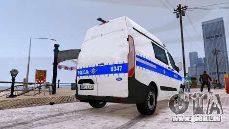 Ford Transit Polish Police 2015 pour GTA 4