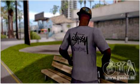 T-Shirt-Stussy für GTA San Andreas