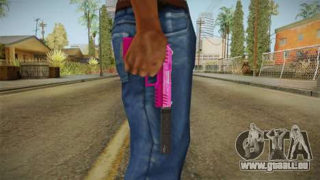 GTA 5 Combat Pistol Pink für GTA San Andreas