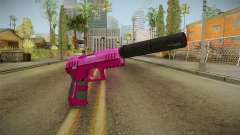 GTA 5 Combat Pistol Pink pour GTA San Andreas