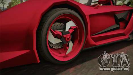 GTA 5 Pegassi Lampo Roadster pour GTA San Andreas