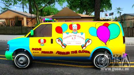 GTA V Vapid Clown Van für GTA San Andreas
