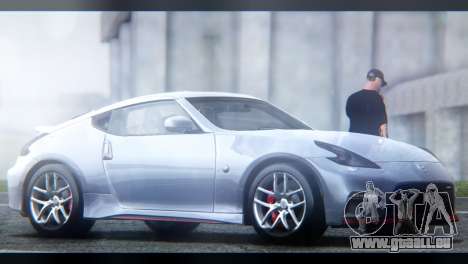 Nissan 370Z Nismo 2016 EU Plate für GTA San Andreas