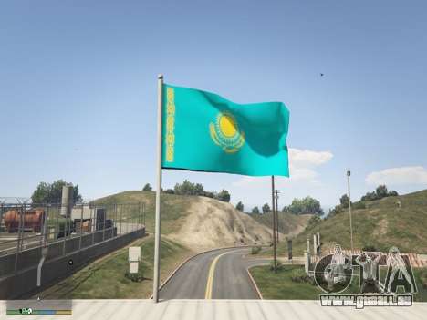 GTA 5 Die Flagge Von Kasachstan
