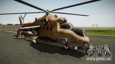 CoD Series - Mi-24D Hind Desert pour GTA San Andreas