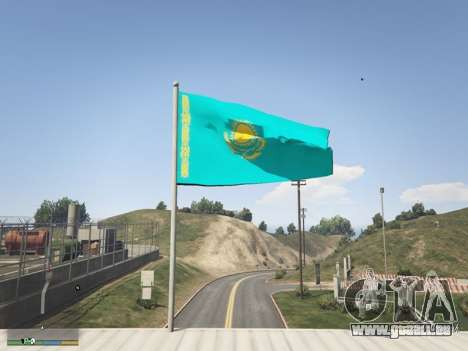 GTA 5 Die Flagge Von Kasachstan
