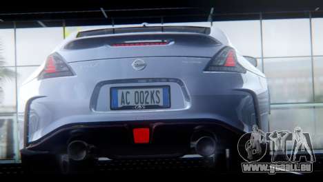 Nissan 370Z Nismo 2016 EU Plate für GTA San Andreas