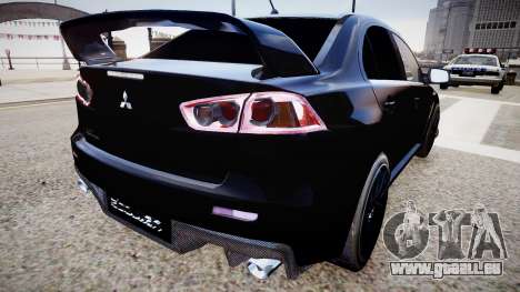 Mitsubishi EVO IX 2009 pour GTA 4