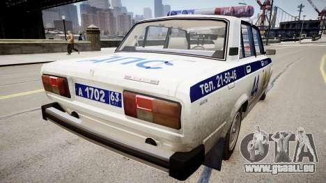 VAZ 2105 Police pour GTA 4
