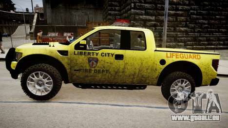 Ford Raptor SVT Department Lifeguard für GTA 4