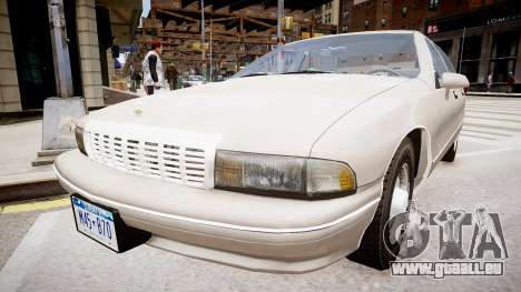Chevrolet Caprice Civilian 1991 pour GTA 4