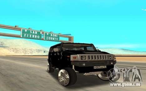 Hummer H2 für GTA San Andreas