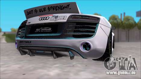 Audi R8 Spyder 5.2 V10 Plus LB Walk DiCe pour GTA San Andreas
