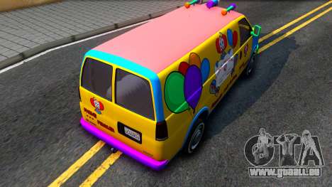 GTA V Vapid Clown Van pour GTA San Andreas