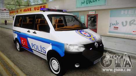 Volkswagen Transporter Turkish Police für GTA San Andreas