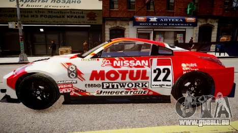 Nissan 350Z JGTC Motul Pitwork pour GTA 4