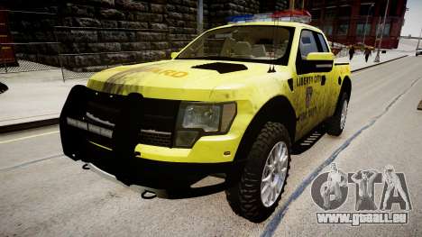 Ford Raptor SVT Department Lifeguard für GTA 4