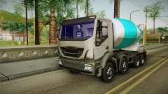 Iveco Trakker Hi-Land Cement Mixer 8x4 v3.0 pour GTA San Andreas