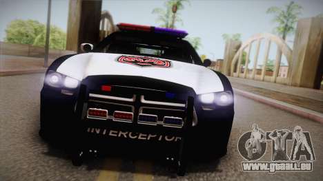 Dodge Charger SRT8 Police 2012 pour GTA San Andreas