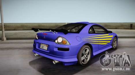 Mitsubishi Eclipse GTS Mk.III 2003 HQLM pour GTA San Andreas