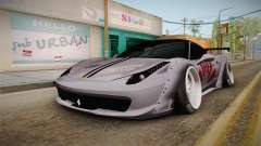 Ferrari 458 Liberty Walk Performance für GTA San Andreas