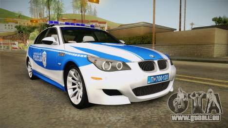 BMW M5 E60 Saobracajna Policija für GTA San Andreas