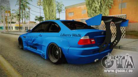 BMW M3 E46 Liberty Walk pour GTA San Andreas