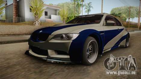 BMW M3 NFS Most Wanted Liberty Walk pour GTA San Andreas