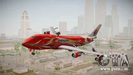 Boeing 747 Malaysia Airlines Hibiscus Livery für GTA San Andreas