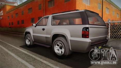 GTA 5 Declasse Granger 2-doors pour GTA San Andreas
