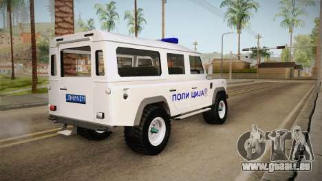 Land Rover Defender 110 Polizei für GTA San Andreas