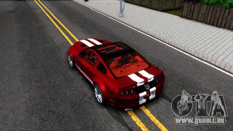 Ford Mustang Shelby GT500 2013 v1.0 pour GTA San Andreas