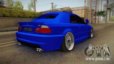 BMW 3 Series E46 Cabrio King pour GTA San Andreas