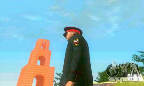 Le capitaine de la Police de la Russie dans sa t pour GTA San Andreas