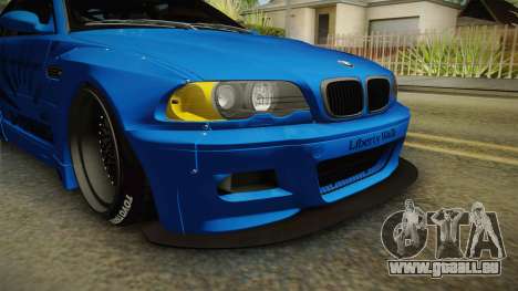 BMW M3 E46 Liberty Walk pour GTA San Andreas