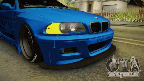 BMW M3 E46 Liberty Walk pour GTA San Andreas