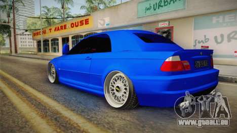 BMW 3 Series E46 Cabrio King pour GTA San Andreas