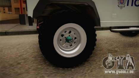 Land Rover Defender 110 De La Police pour GTA San Andreas