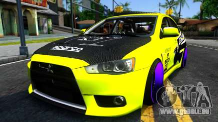 Mitsubishi Lancer Evolution X Tuning für GTA San Andreas