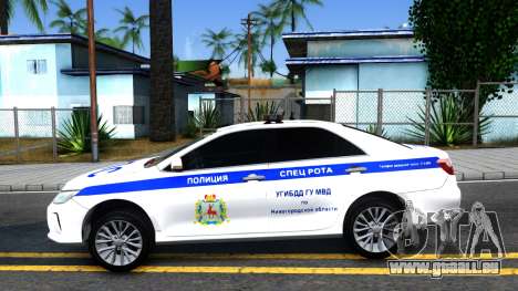 Toyota Camry Russian Police pour GTA San Andreas