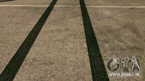 Neue Reifen Spuren für GTA San Andreas