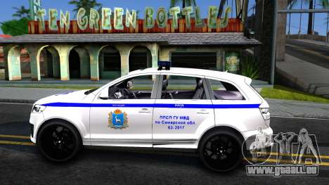 Audi Q7 Russian Police pour GTA San Andreas