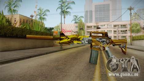 Cross Fire - M4A1-S Iron Beast Noble Gold für GTA San Andreas
