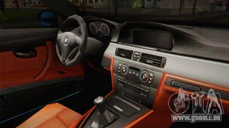 BMW M3 E92 pour GTA San Andreas